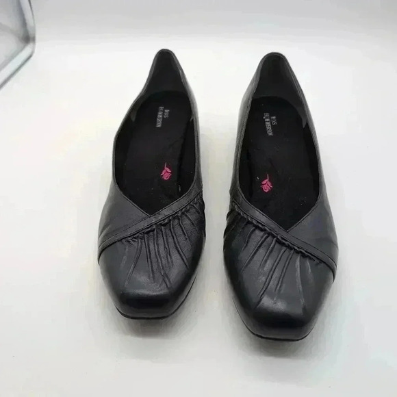 Size 12M ROS Hommerson Tatum Women's Low Heeled Skimmer Navy Blue  Ballet look - Picture 3 of 9